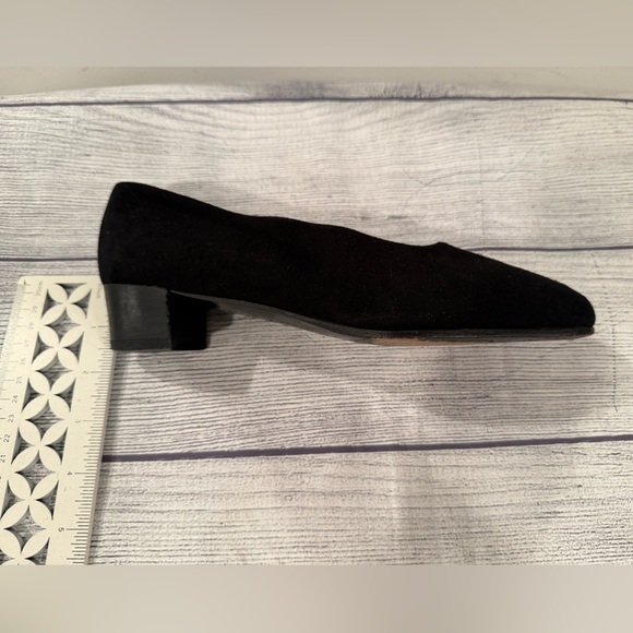 SESTO MEUCCI Chic Black suede Women's block heels/ size 6 - Picture 11 of 12